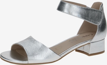CAPRICE Sandals in Silver: front