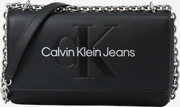 Calvin Klein Jeans Schoudertas in Zwart: voorkant