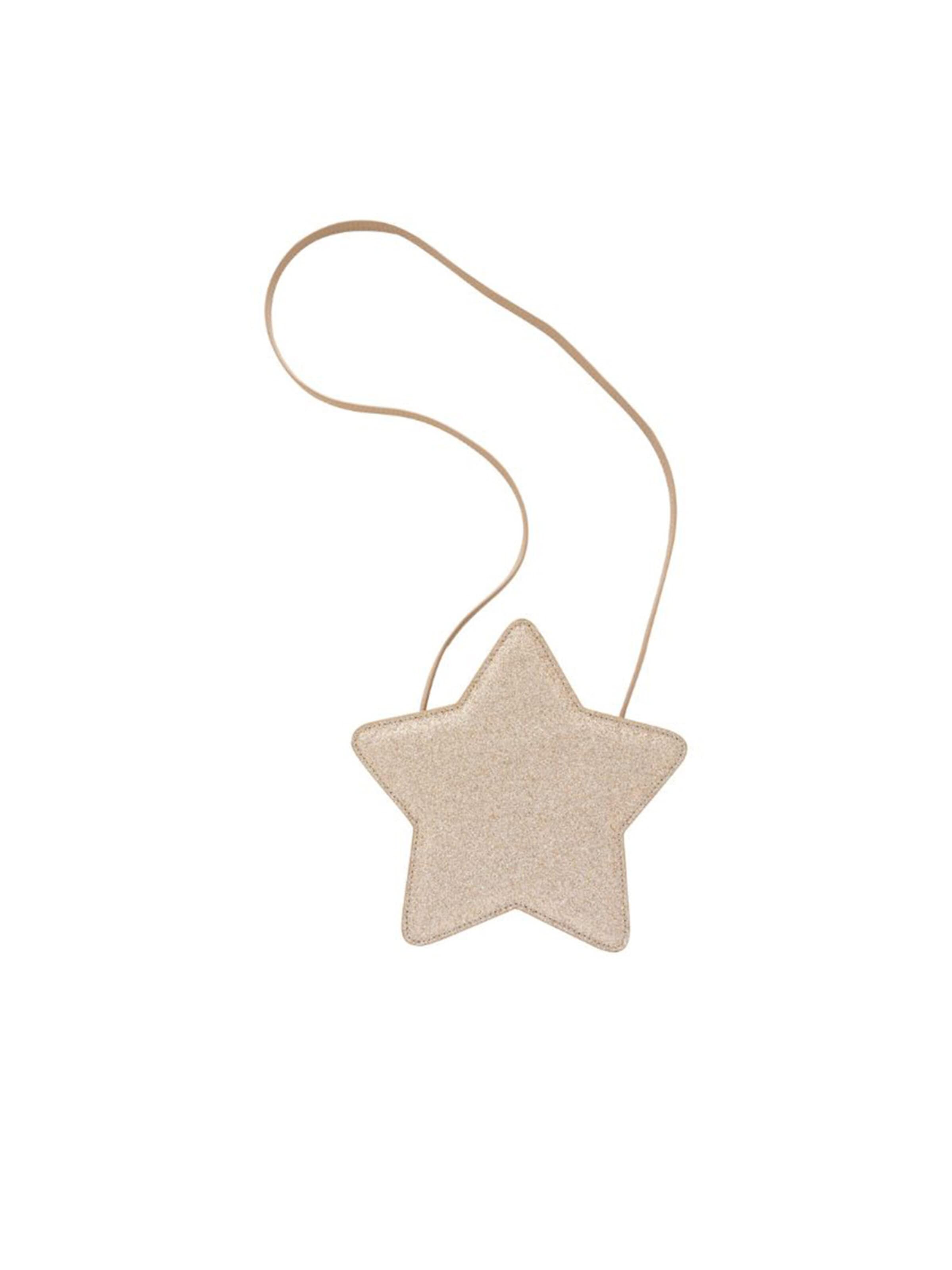 Billy loves Audrey Bag 'Glitzer Stern Tasche für Kinder' in Beige: front