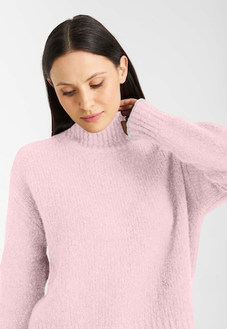 Frieda & Freddies NY Strickrollkragenpullover in Pink