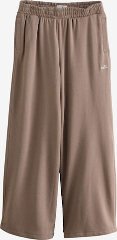 Pantaloni de la self. pe maro: față