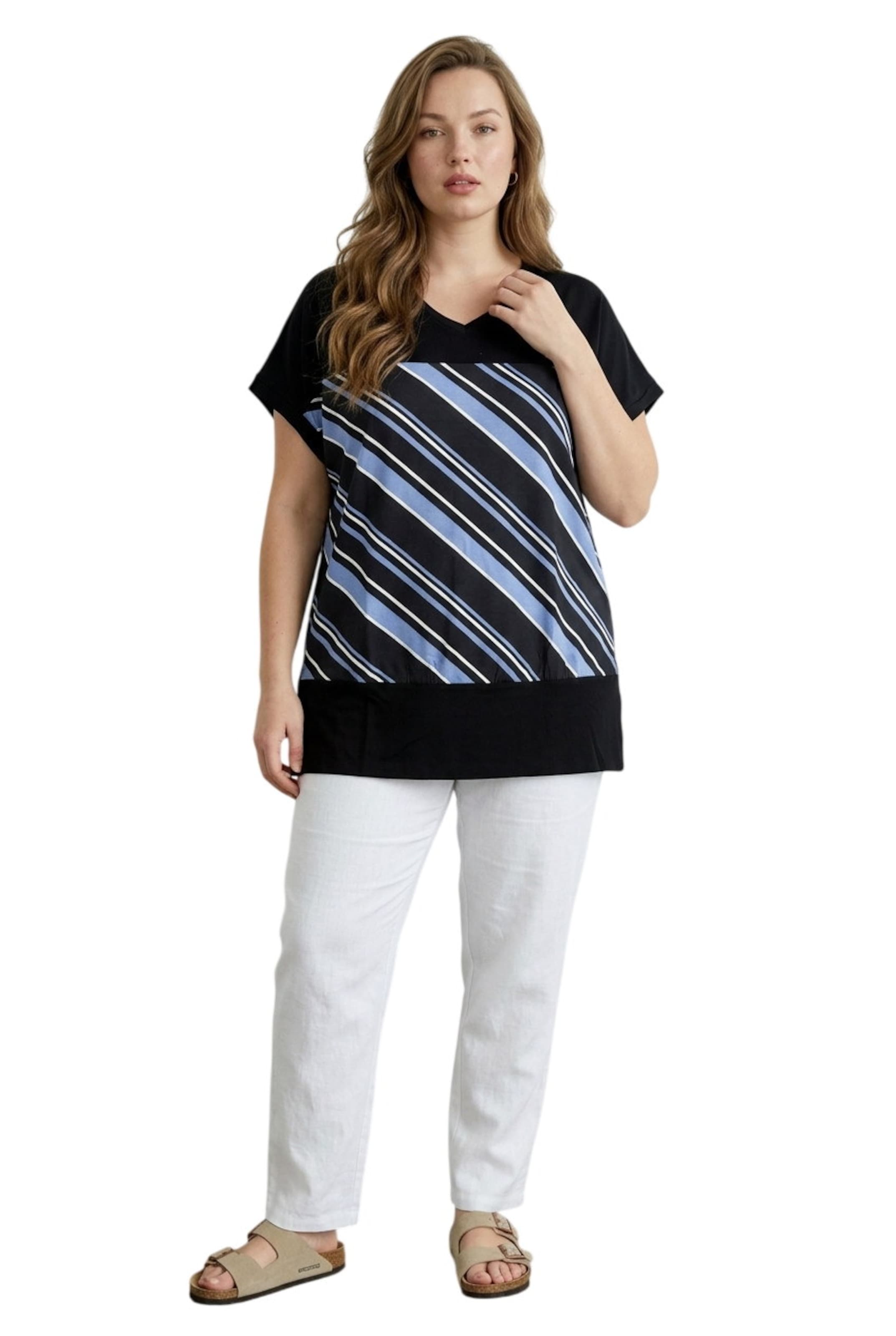 T-shirt Stil Diva en noir
