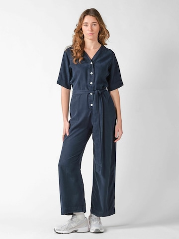 Klitmøller - Macacões ' Marna ' em azul: frente