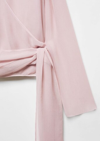 MANGO Blouse 'brisa' in Pink