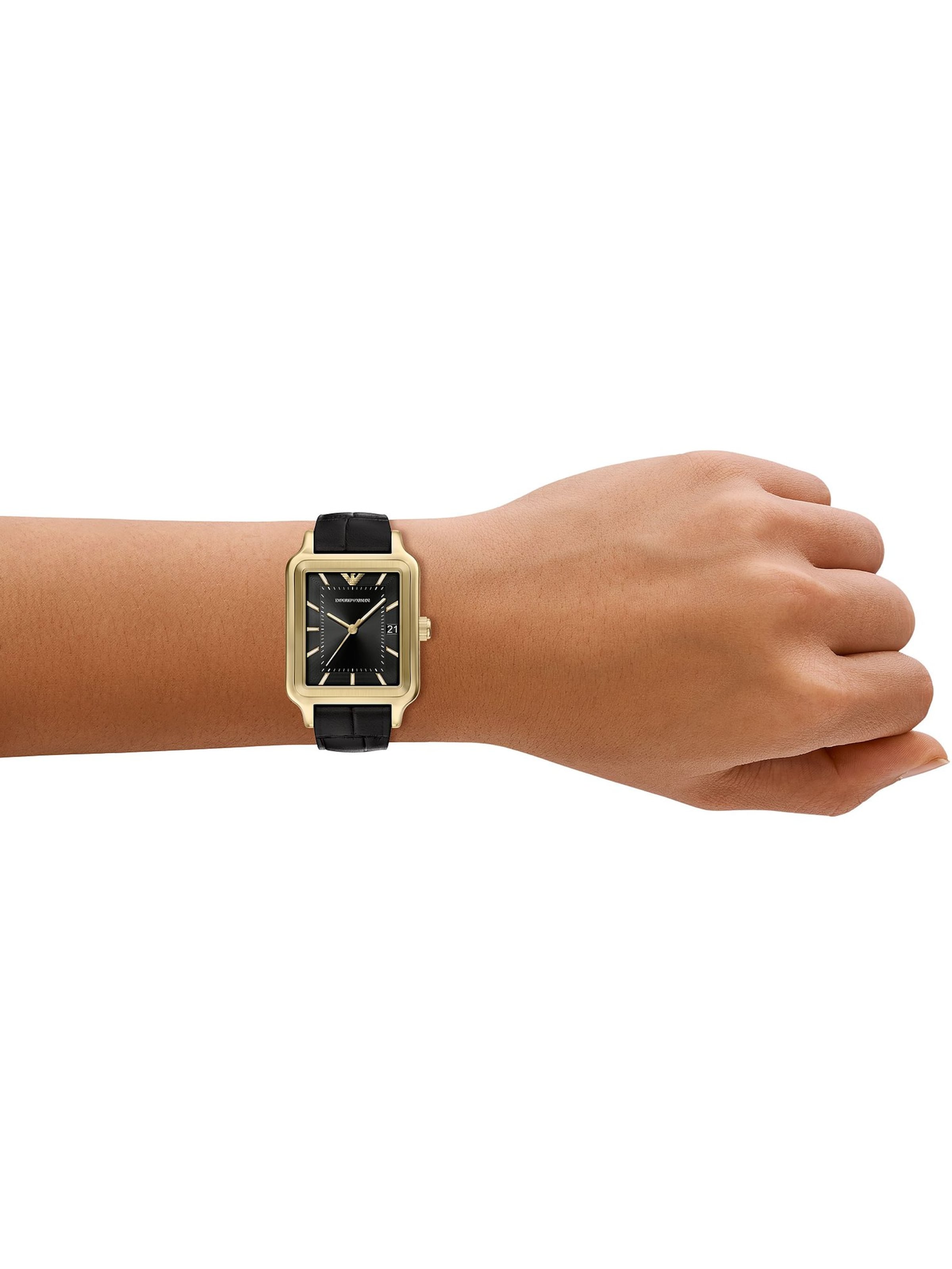 Emporio Armani Analog watch in Gold: front