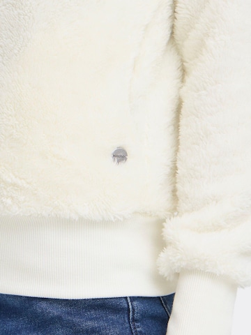 Oxmo Fleece Jacket 'Anneka' in White