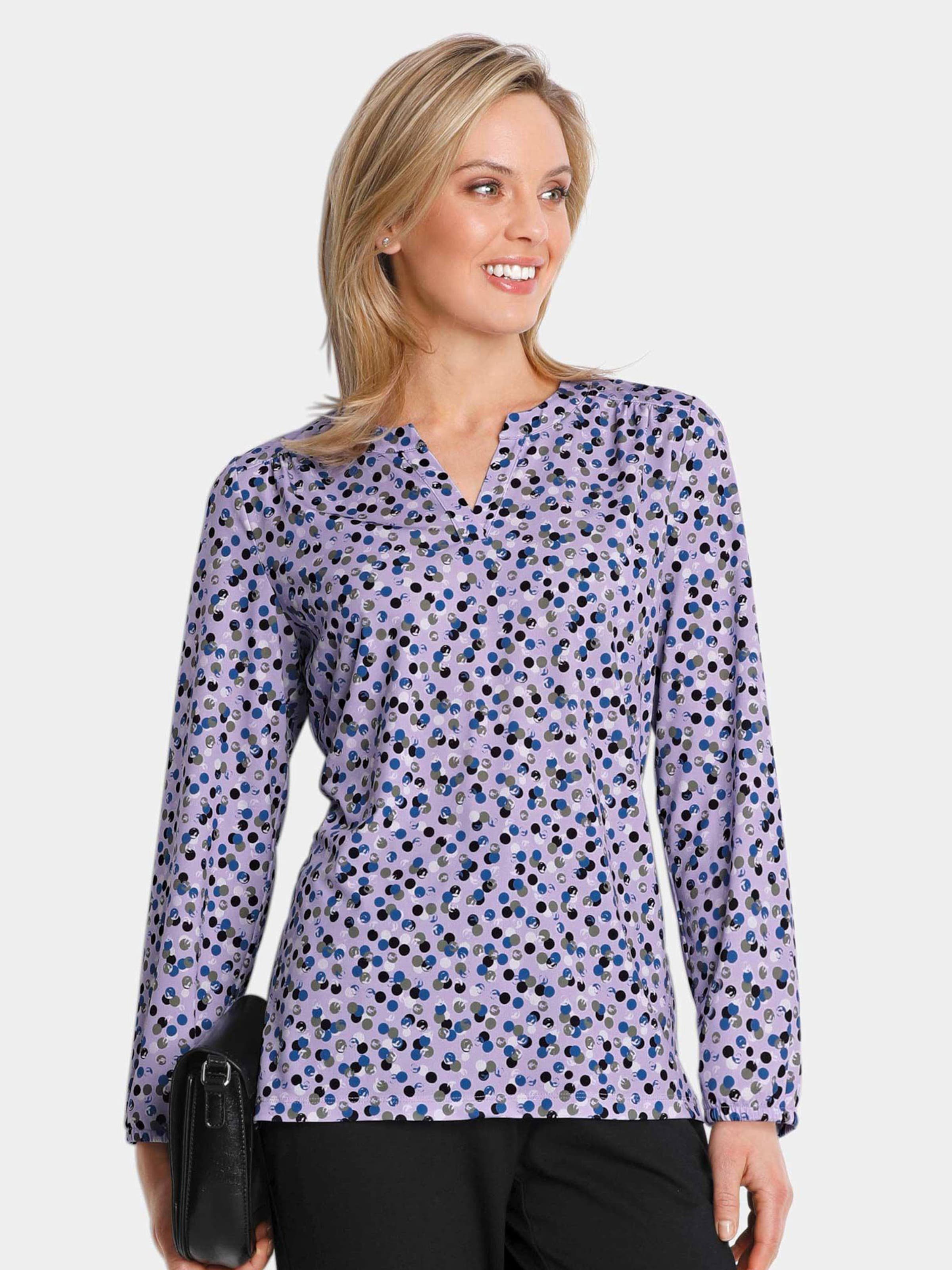 Goldner Blouse in Purple: front