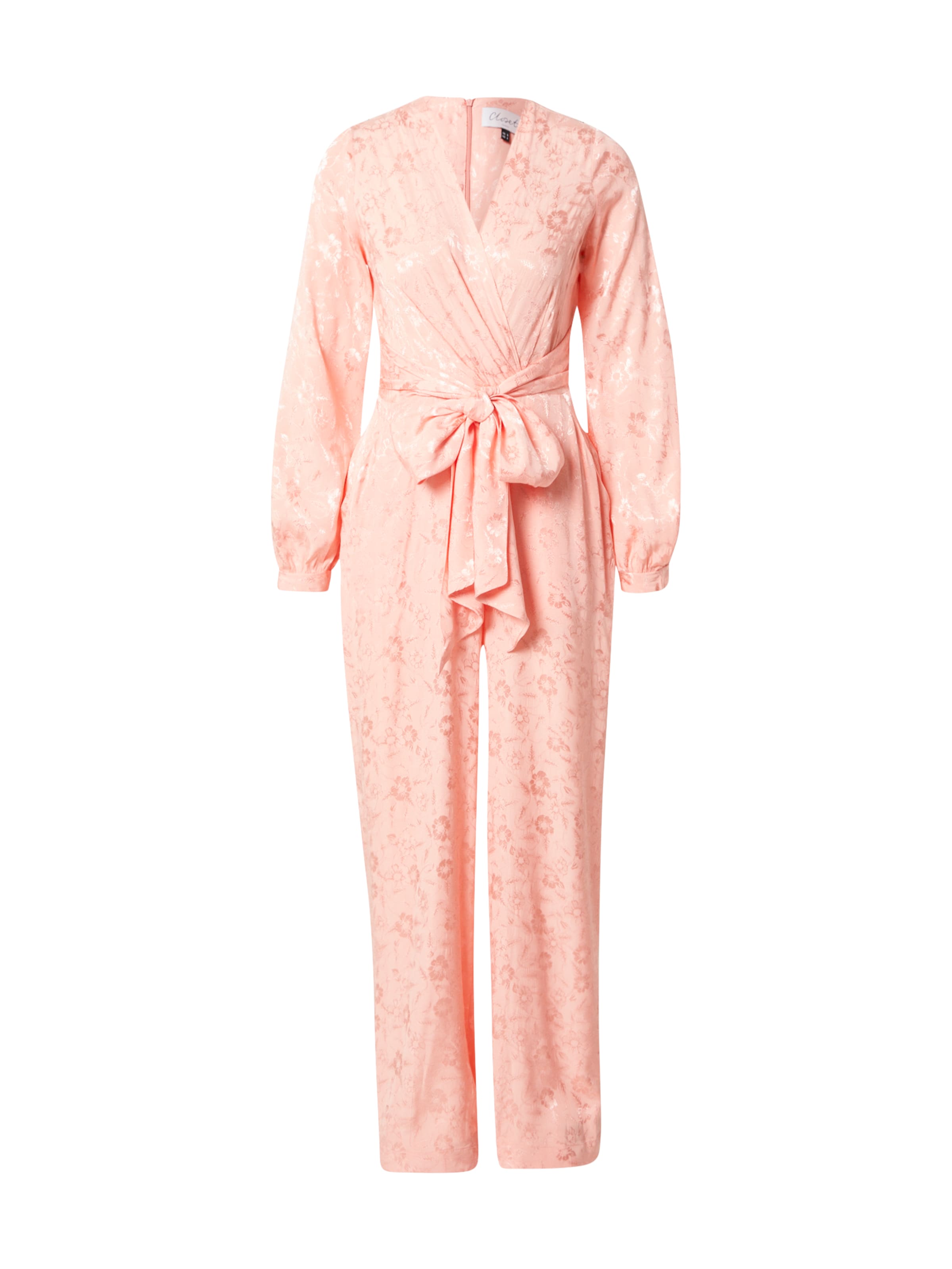 Tuta jumpsuit di Closet London in rosa: frontale