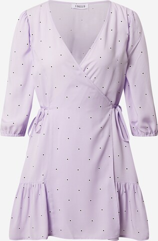 EDITED - Vestido 'Gemma' em roxo: frente