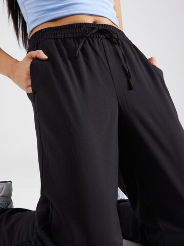 GAP Wide leg Broek in Zwart