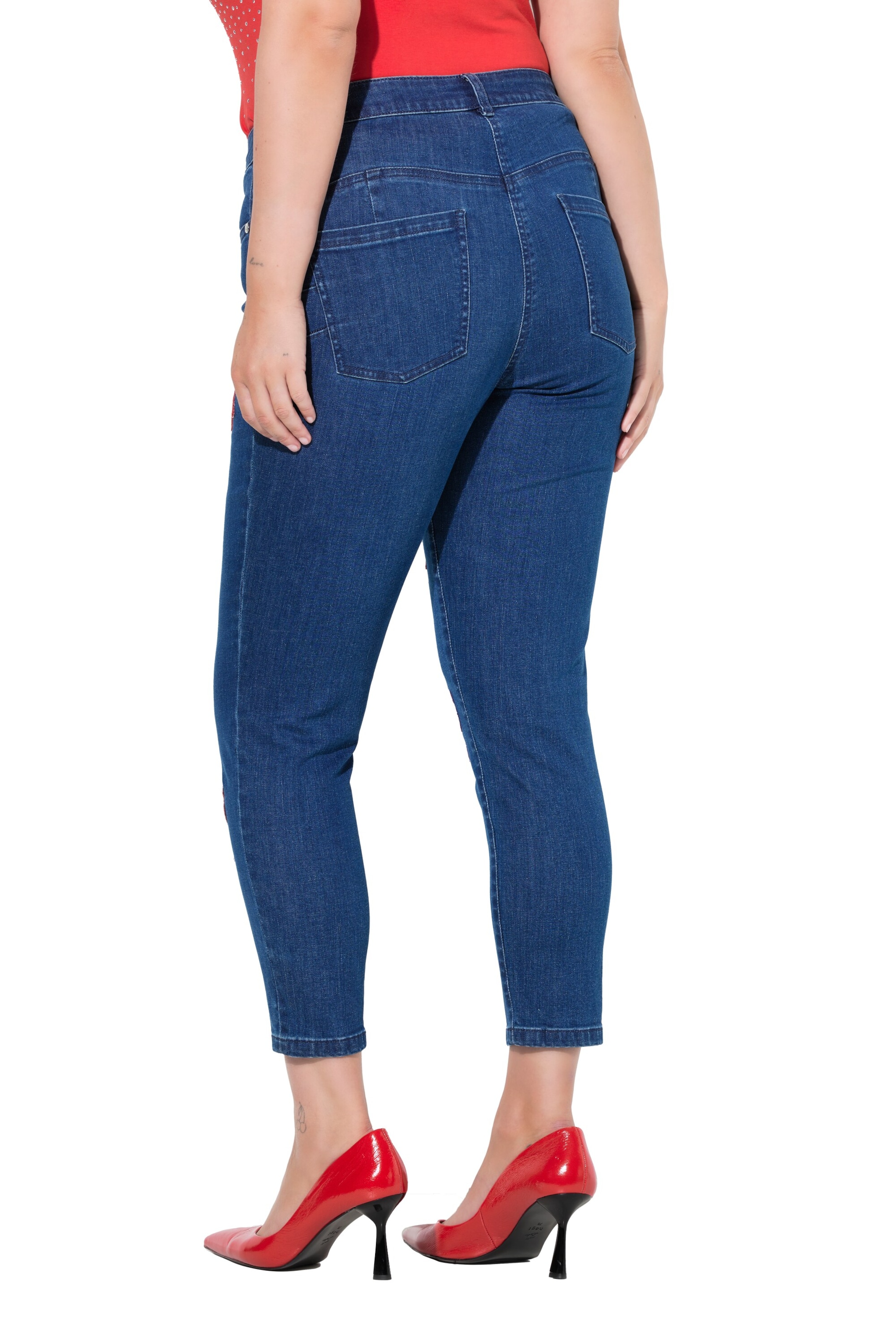 MIAMODA Skinny Jeans in Blauw