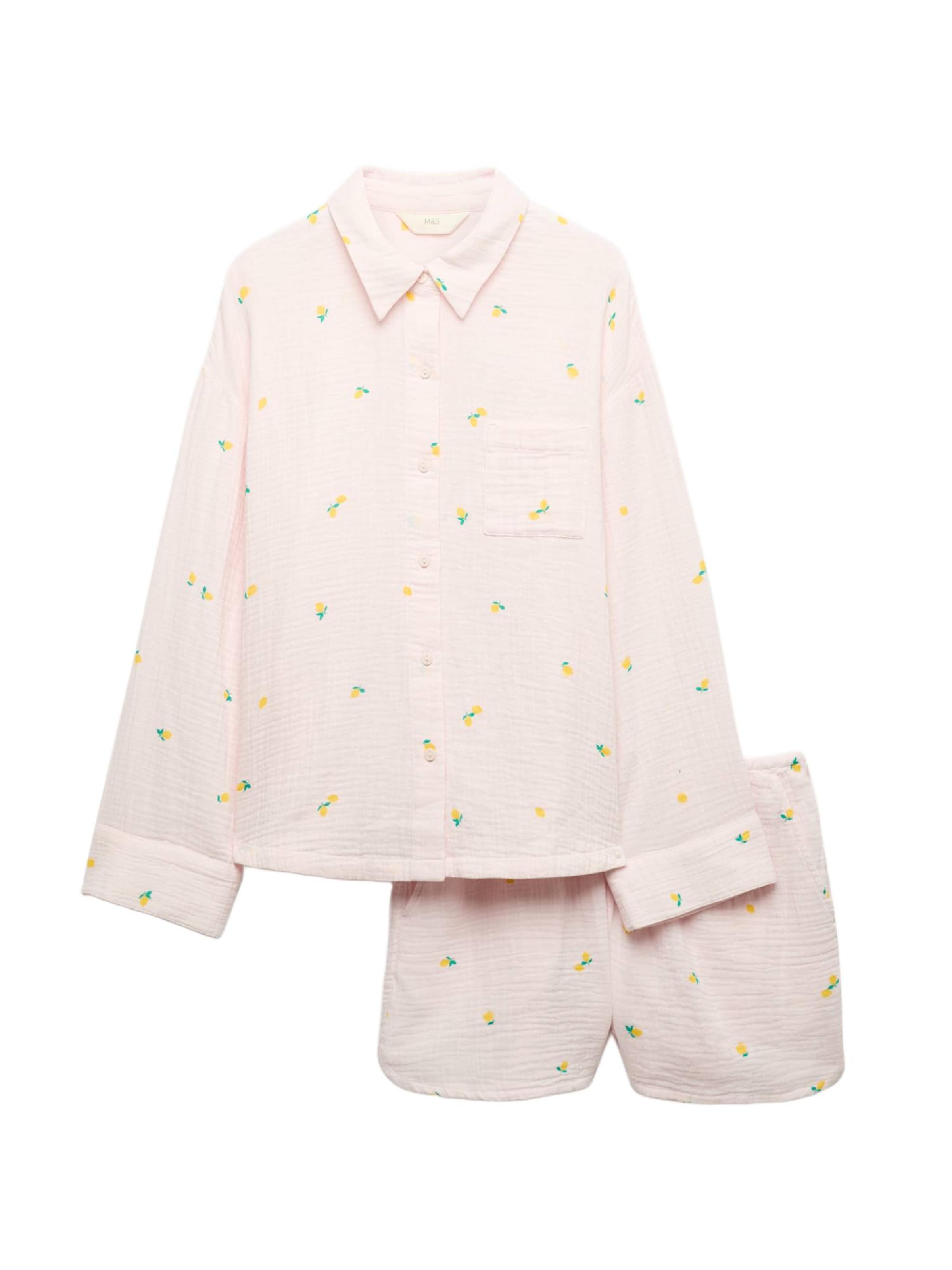 Marks & Spencer Pyjama in Roze: voorkant