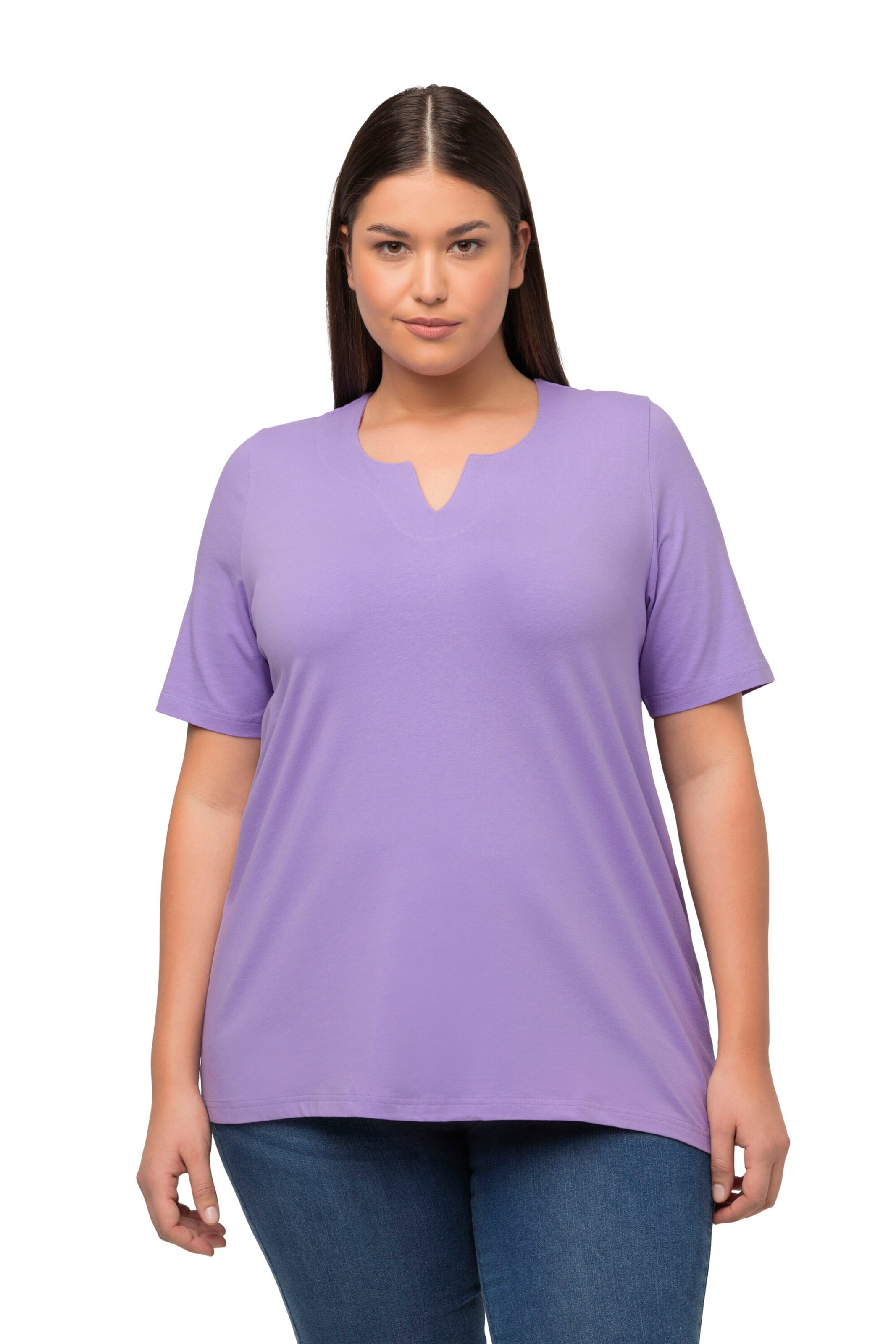 Ulla Popken Shirt in Purple: front