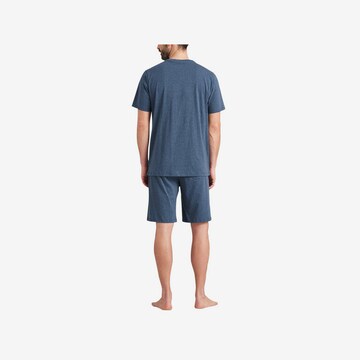 SCHIESSER Pyjama kort in Blauw