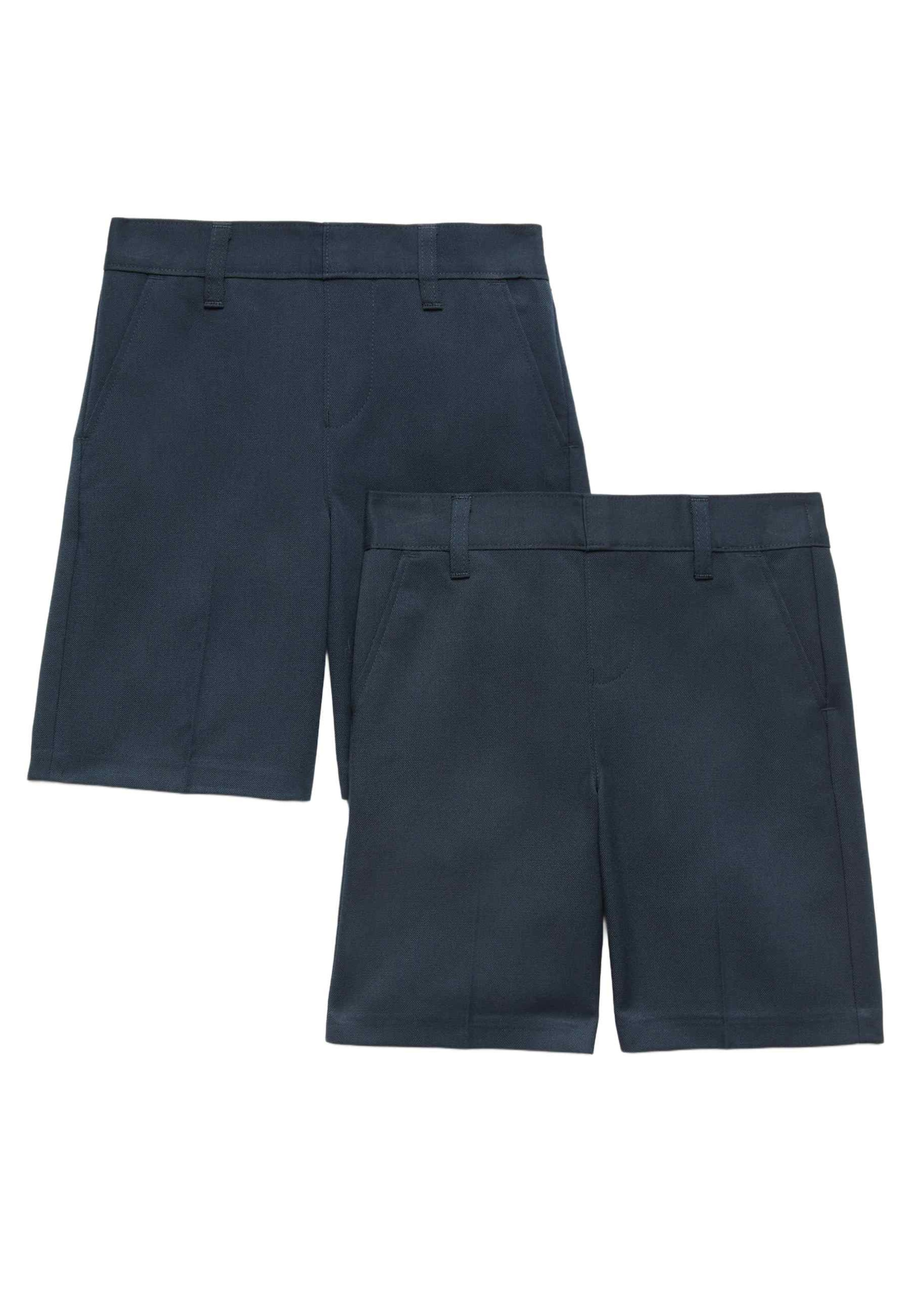 Marks & Spencer Slimfit Broek in Blauw: voorkant