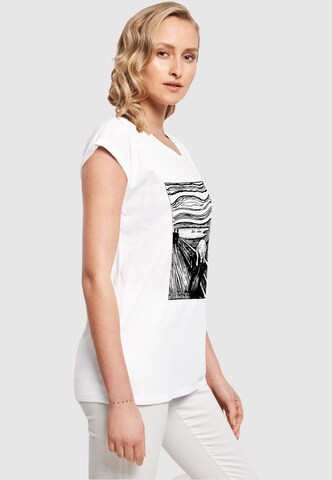 Maglietta 'APOH - Munch Lino' di Merchcode in bianco