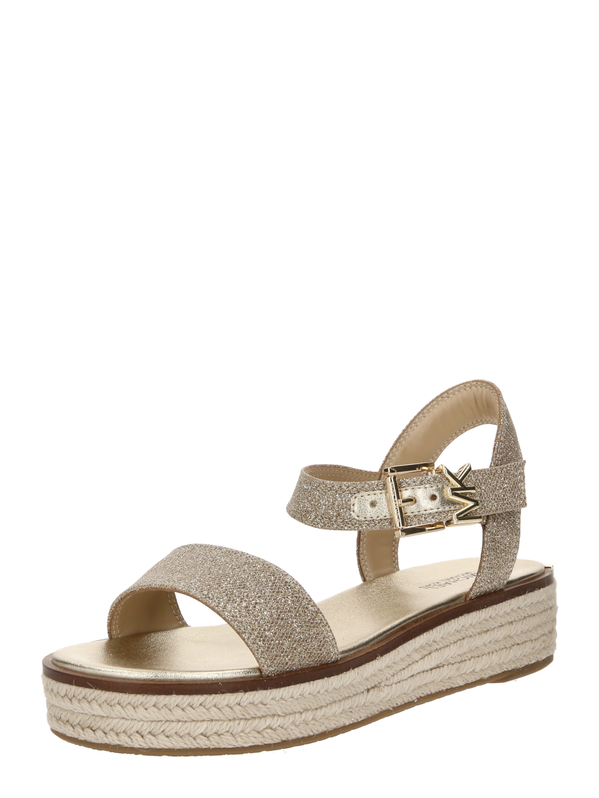 MICHAEL Michael Kors Strap Sandals 'RICHIE ESPADRILLE' in Champagne | ABOUT  YOU