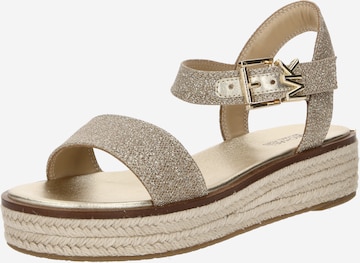 MICHAEL Michael Kors Sandalen met riem 'RICHIE ESPADRILLE' in Beige: voorkant