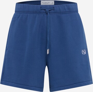 Abercrombie & Fitch Loosefit Broek 'LAUREL' in Blauw: voorkant