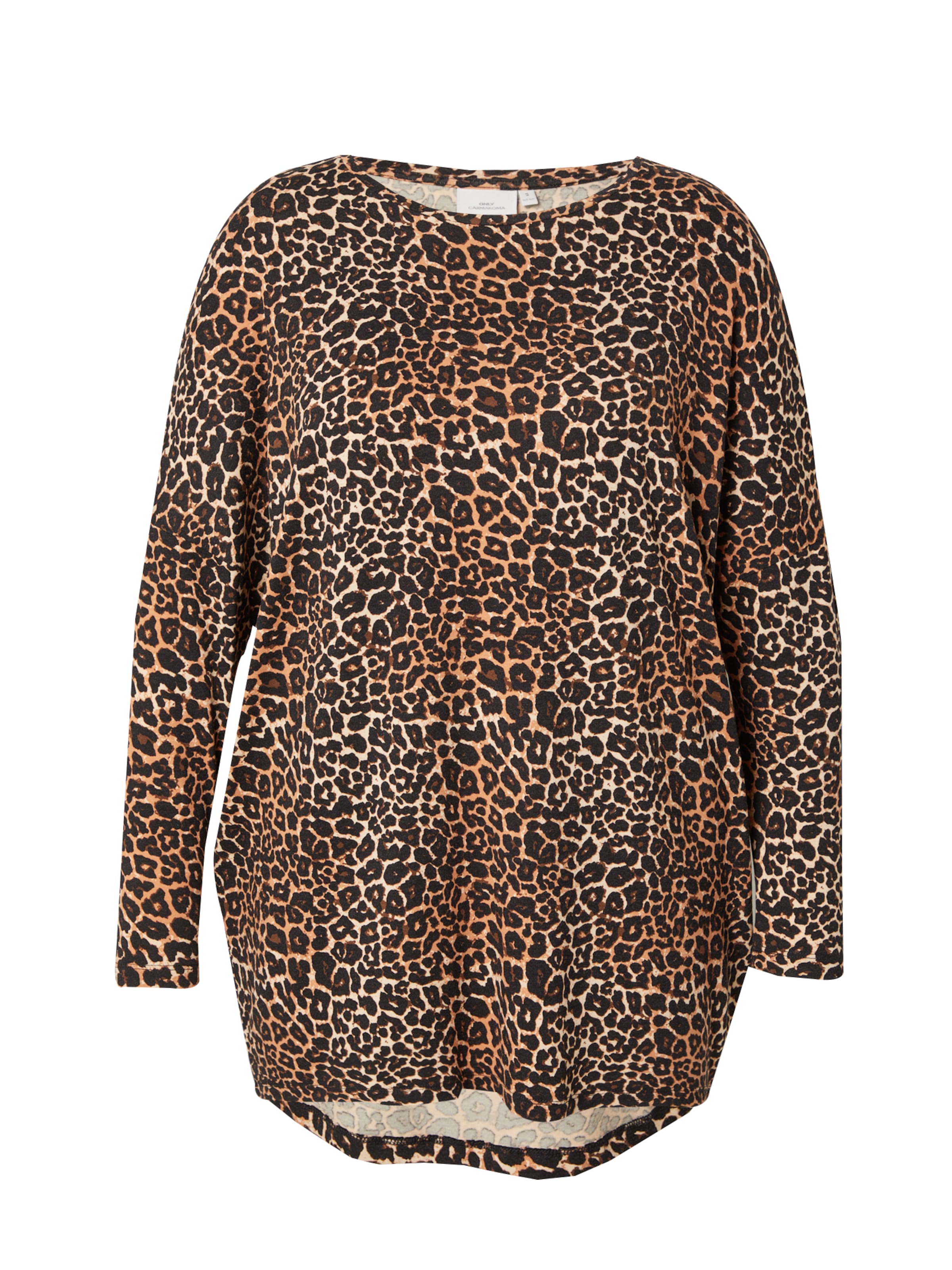 Maglietta 'CARCARMA' di ONLY Carmakoma in nero: frontale