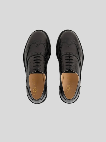 Solari Milano Veterschoen 'Brogue' in Zwart