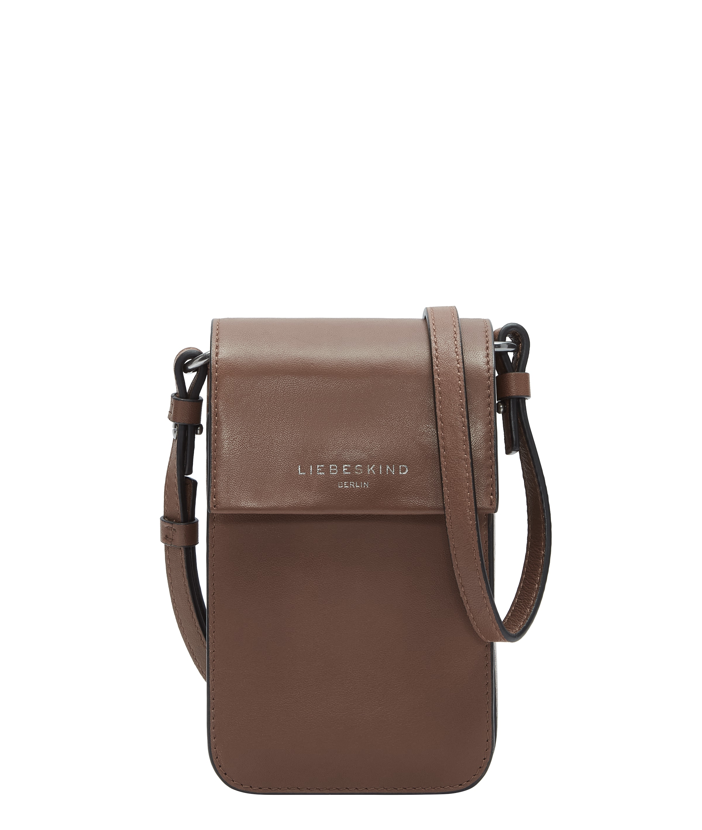 Liebeskind Berlin Handytasche in Braun: Vorderseite