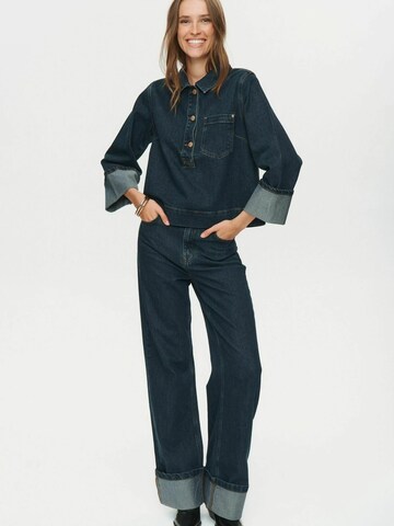 Chemisier 'TORONTO' NÜMPH en bleu