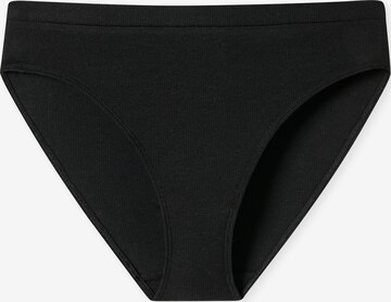 SCHIESSER Rioslip ' Pure Rib ' in Schwarz: predná strana