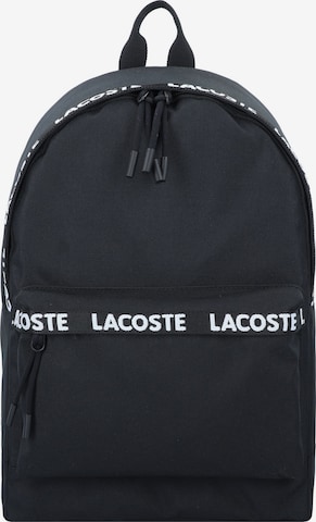 LACOSTE Backpack in Black: front