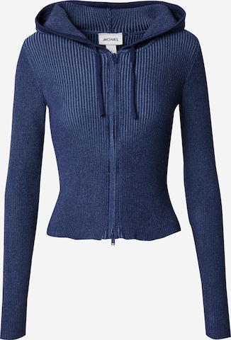 Cardigan Monki en bleu : devant