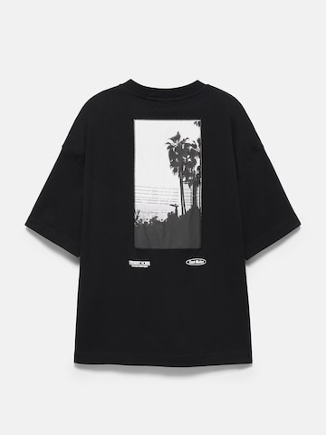 Maglietta 'MAYO' di Pull&Bear in nero