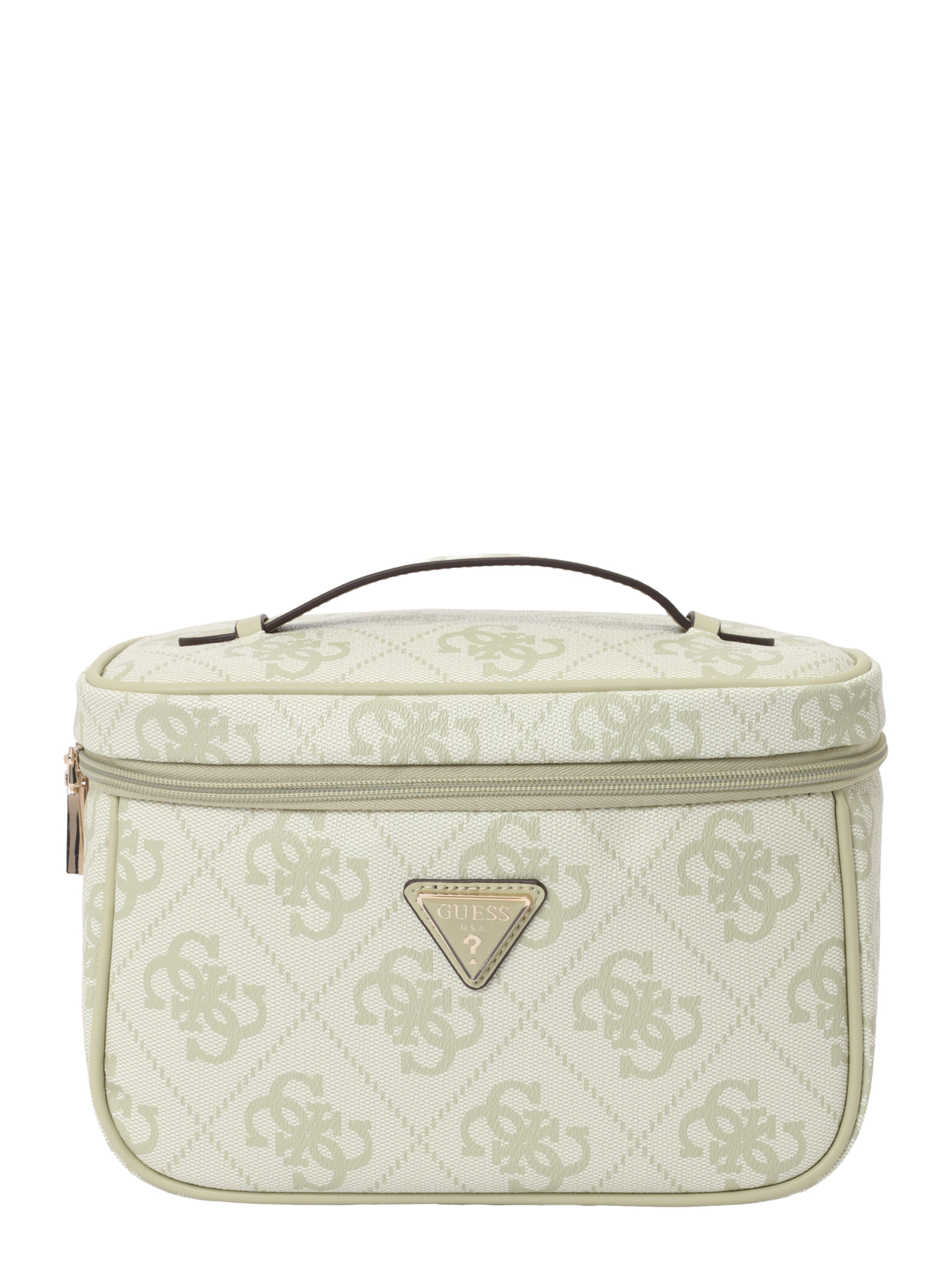 GUESS Kulturtasche 'BERTA' in Grün: Vorderseite