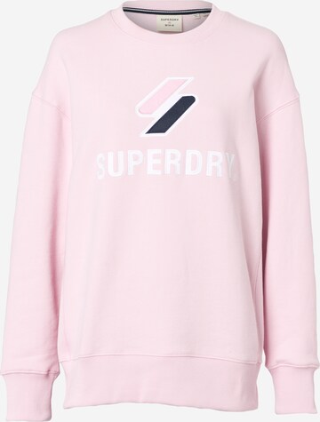 Superdry Суичър в розово: отпред