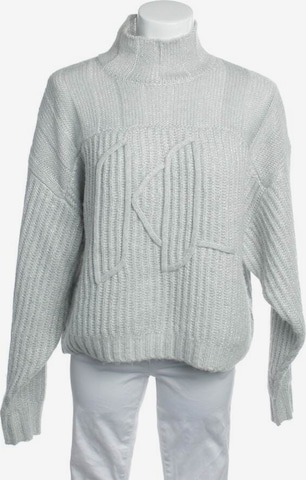 Karl Lagerfeld Pullover / Strickjacke L in Grau: predná strana