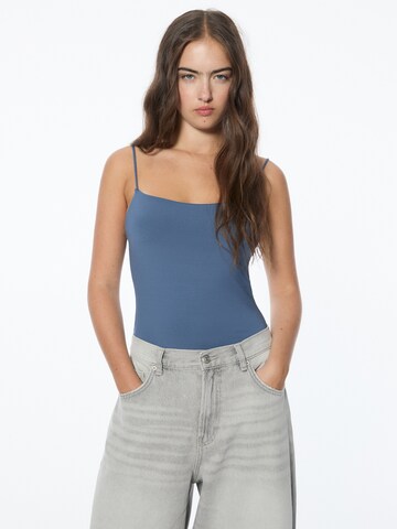 Body a maglietta di Pull&Bear in blu: frontale