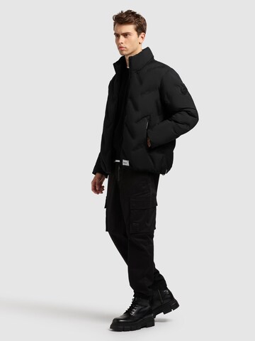 Veste d’hiver 'Clover' khujo en noir