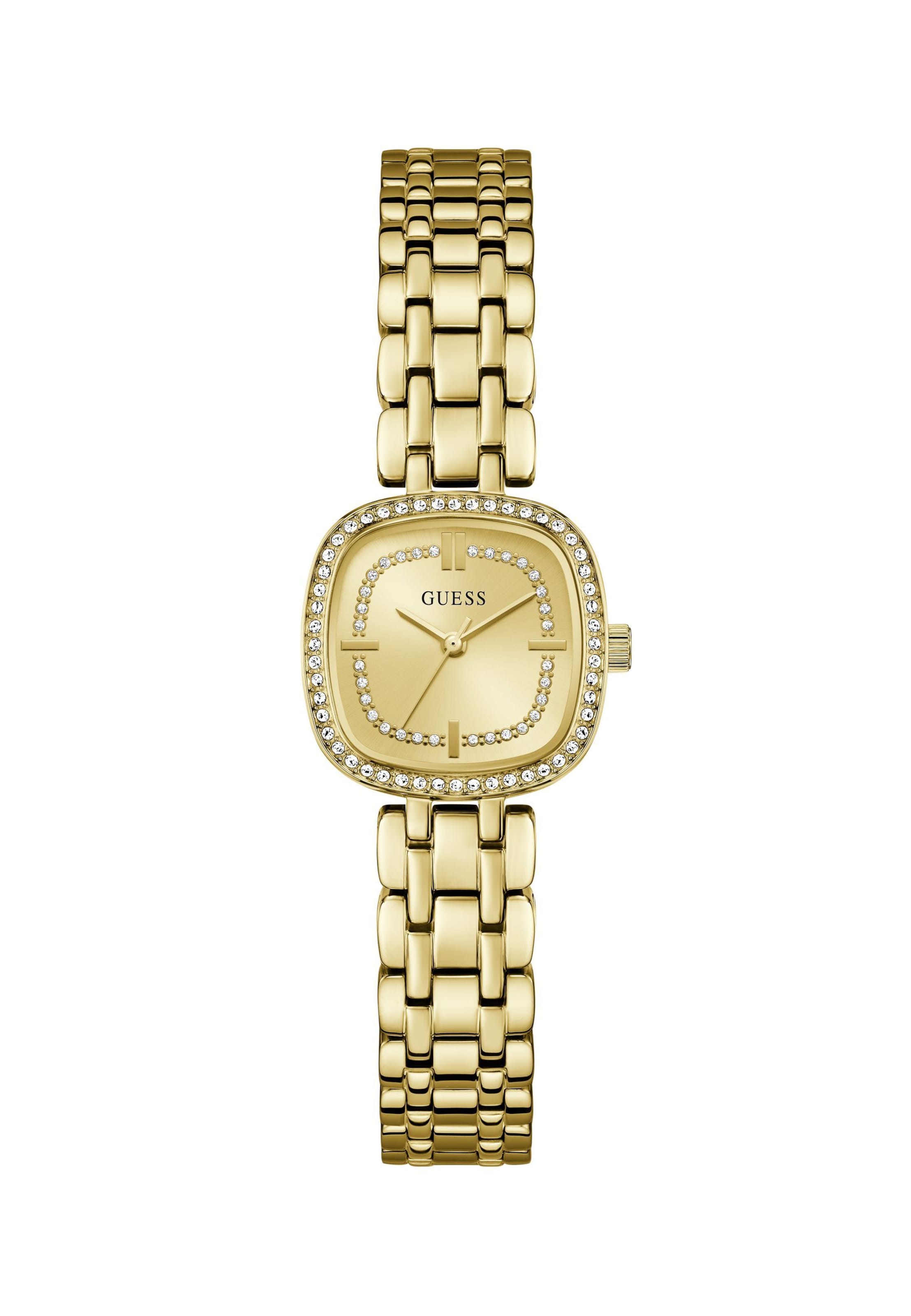GUESS Analoog horloge ' HAZEL ' in Goud: voorkant