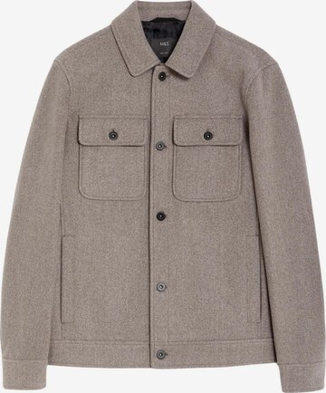 Marks & Spencer Between-Season Jacket in Beige: front