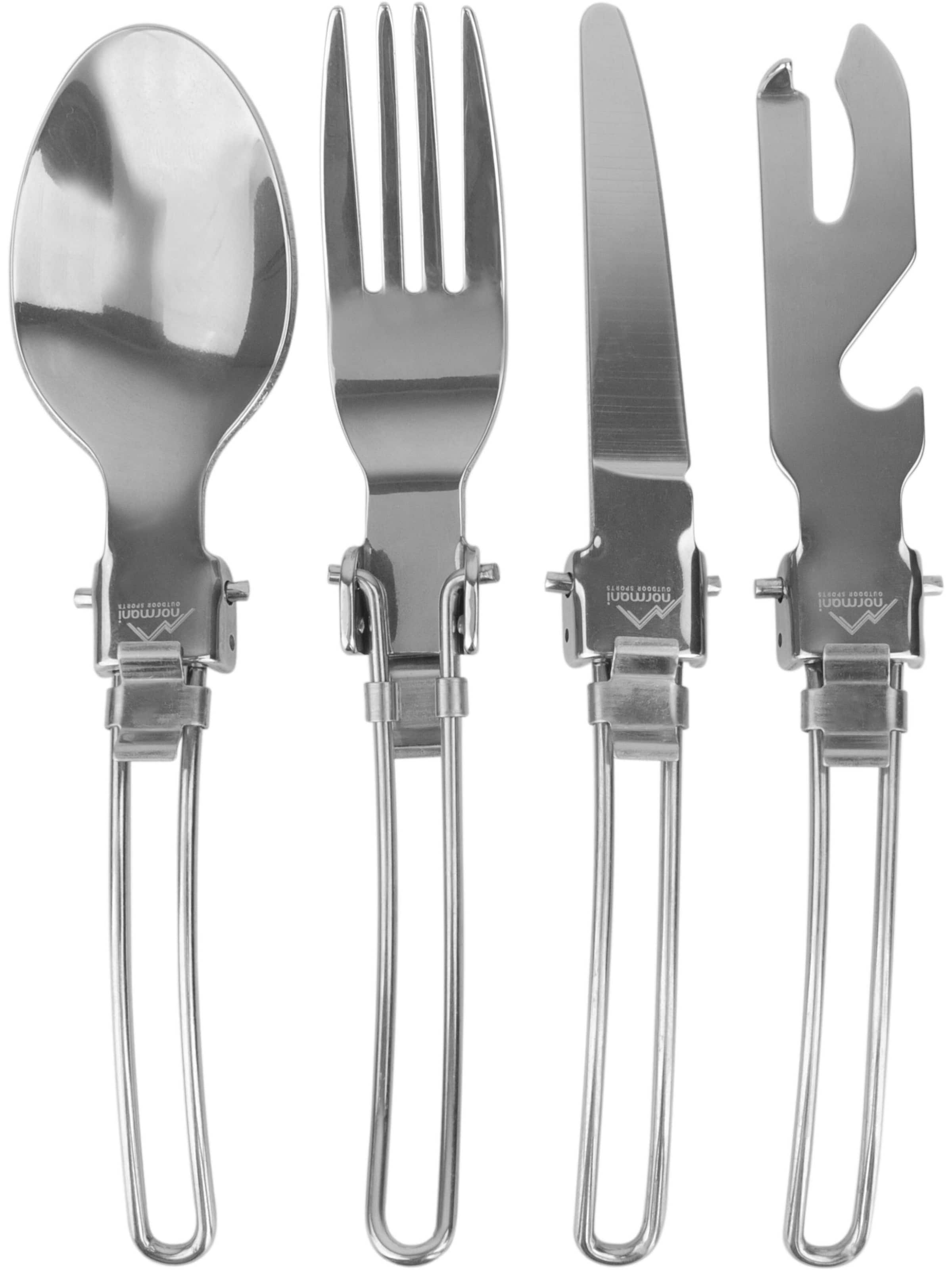 normani Essbesteck 'Alabama' in Silber: Vorderseite