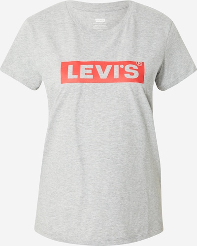 LEVI'S T-Krekls, krāsa - raibi pelēks / gaiši sarkans, Preces skats