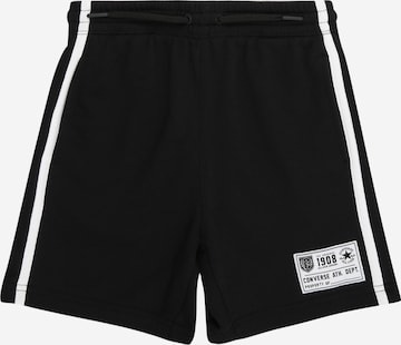 CONVERSE Regular Housut värissä musta: etupuoli