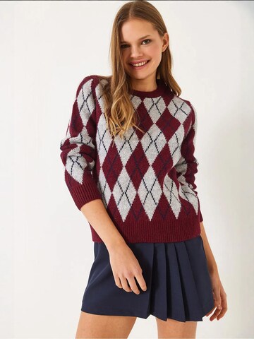 Pull-over Bianco Lucci en rouge