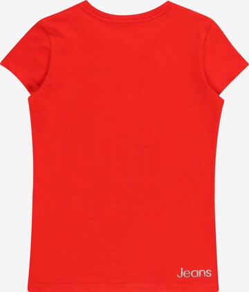 sarkans Calvin Klein Jeans T-Krekls
