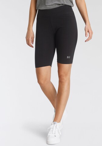 H.I.S Skinny Sporthose in Schwarz