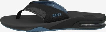 REEF Beach & Pool Shoes 'Fanning' in Black