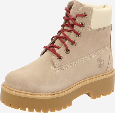 Suvarstomieji kulkšnis dengiantys batai 'STONE STREET' iš TIMBERLAND, spalva – rausvai pilka, Prekių apžvalga