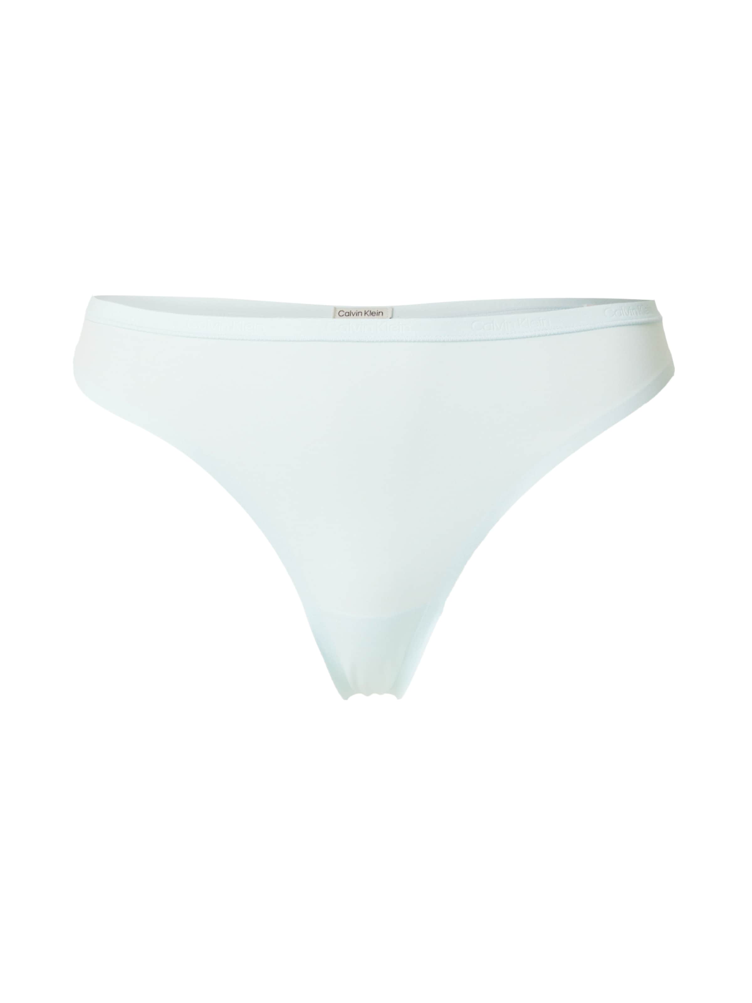 Calvin Klein Underwear String in Groen: voorkant