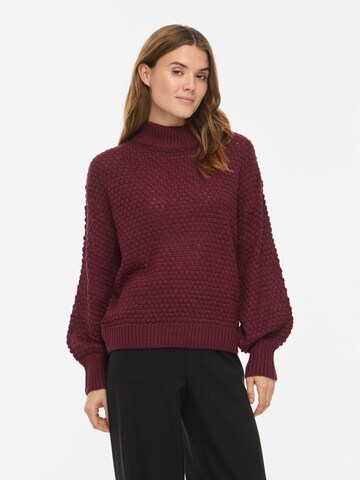 VILA Sweater 'IOMY' in Brown: front