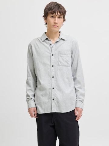 Regular fit Camicia 'JJECLASSIC' di JACK & JONES in grigio: frontale