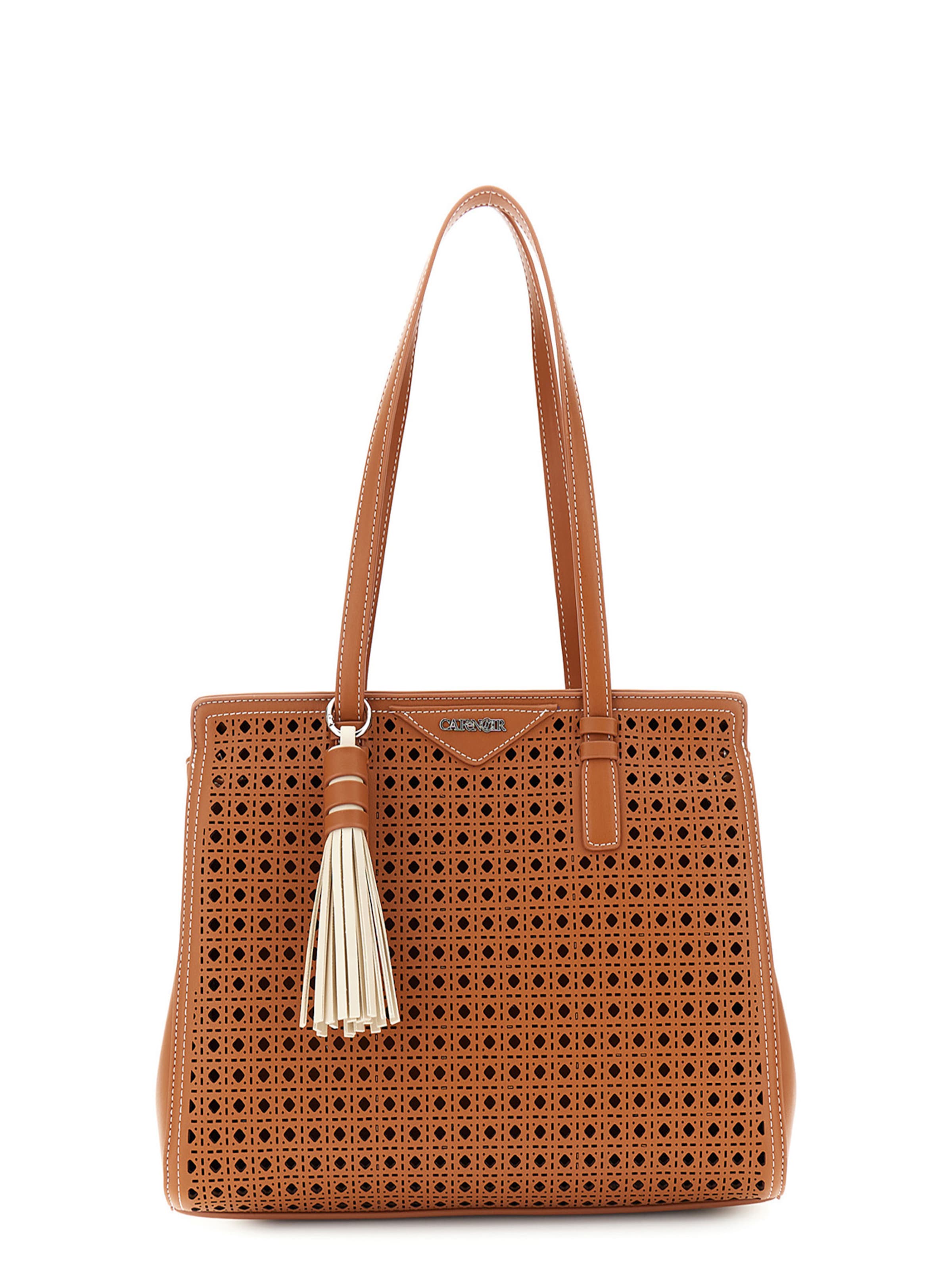 Borsa a spalla in One Size CAFè NOIR di colore cognac, Visualizzazione prodotti
